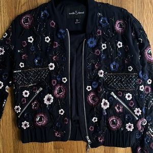needle and thread bomber jacket